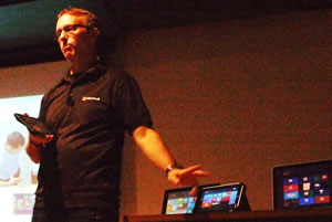 Jeff shows some tablets