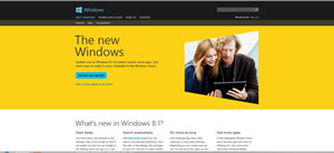 Window 8.1 Tutorial site slide