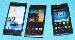 Ascend Phones on display