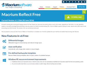 Screen Shot Macrium Reflect