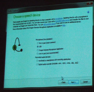 Microphone Selection