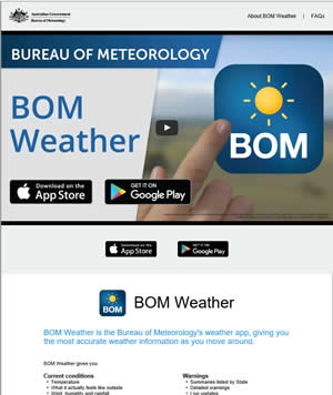 BOM App Sreen Shot available in IOS and Google