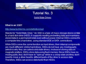 Solid State Drive Slide 1