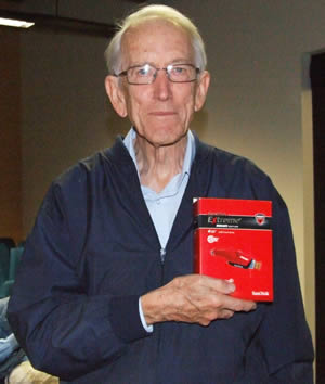 John with the Sandisk 4GB card