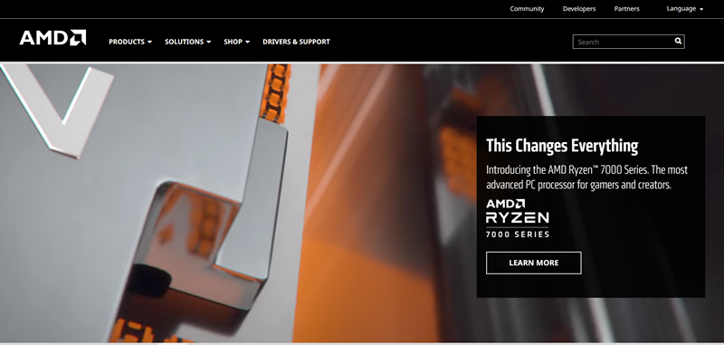 AMD Ryzen site