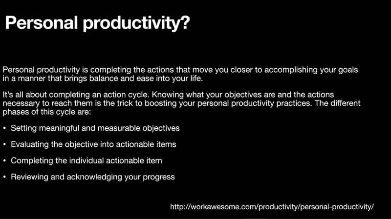 April slide 2 Personal Productivity
