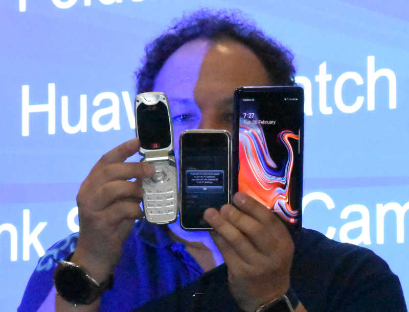 The old phones
