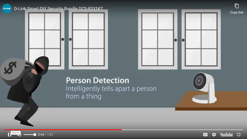 D-Link Slide 4 Person Detection