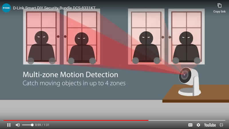 D-Link Slide 6 Multi zone detection