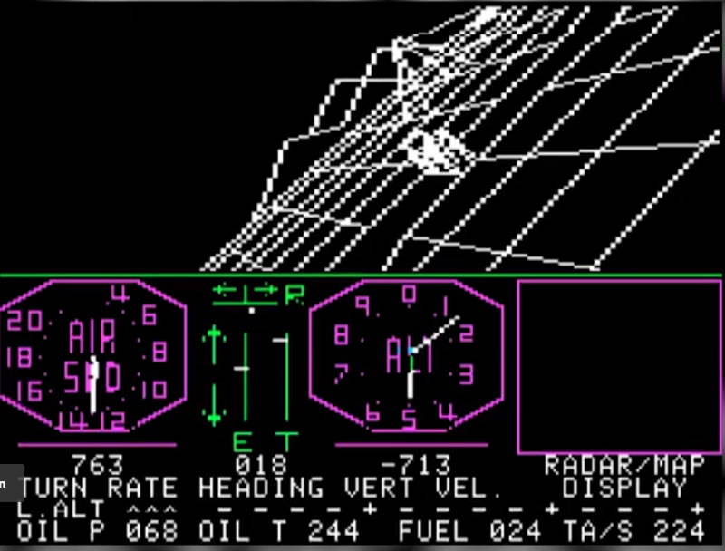 February 20 DOS version of MS Flight sim