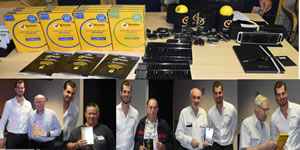 The Raffle Prizes and some of our winners