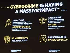 Norton Update slide 3 Cyber crime stats